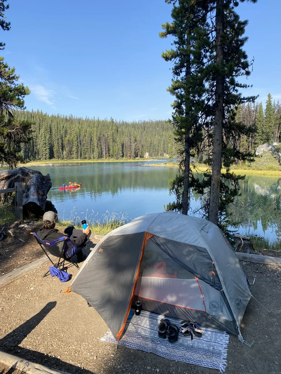 Maligne Lake backcountry campground, Jasper